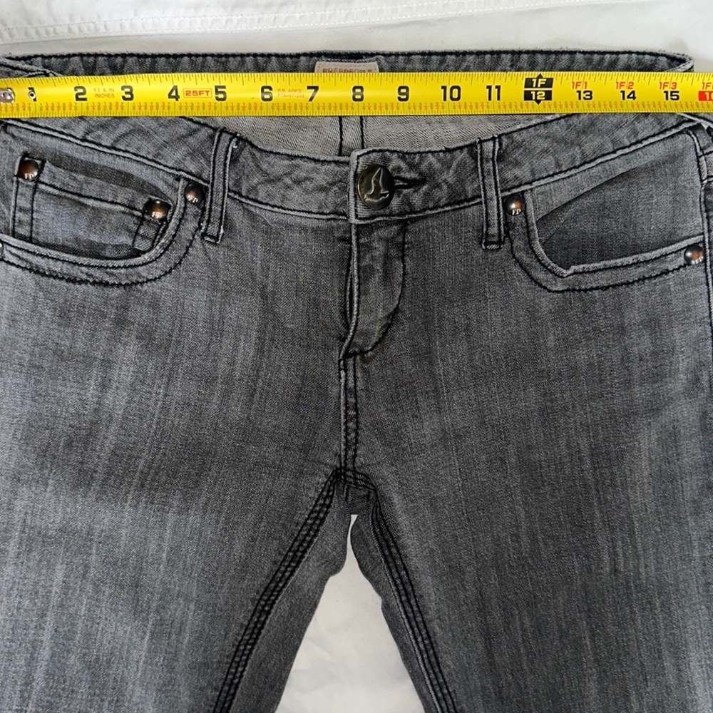 Free People Gray Skinny Jeans Modern Style - Picture 3 of 10